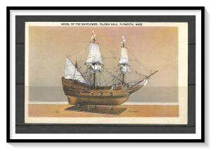 Massachusetts, Plymouth - Model of The Mayflower - Pilgrim Hall - [MA-426]