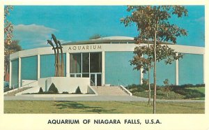 Niagara Falls New York Aquarium 701 Whirlpool St Chrome  Postcard Unused