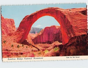 Postcard Rainbow Bridge National Monument, Lake Powell, Utah