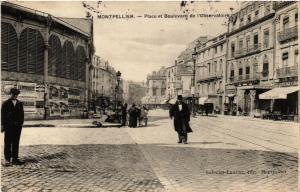 CPA MONTPELLIER - Place et Boulevard de l'Observatoire (518829)