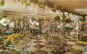 Oldwick New Jersey Postcard Weathercock Farm 1950s Scheller Interior 21-14038