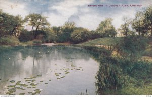CHICAGO, Illinois, 1900-1910s; Springtime In Lincoln Park