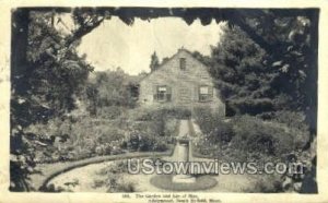 Real Photo - Garden & Isle of Man - South Byfield, Massachusetts MA  