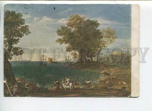 444649 USSR 1933 year Lorraine The Rape of Europa Vintage GIZ postcard