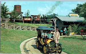 The Chaparral Antique Cars in Six Flags Over Texas Dallas Texas Postcard