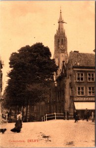 Netherlands Cameretten Delft Vintage Postcard 09.78