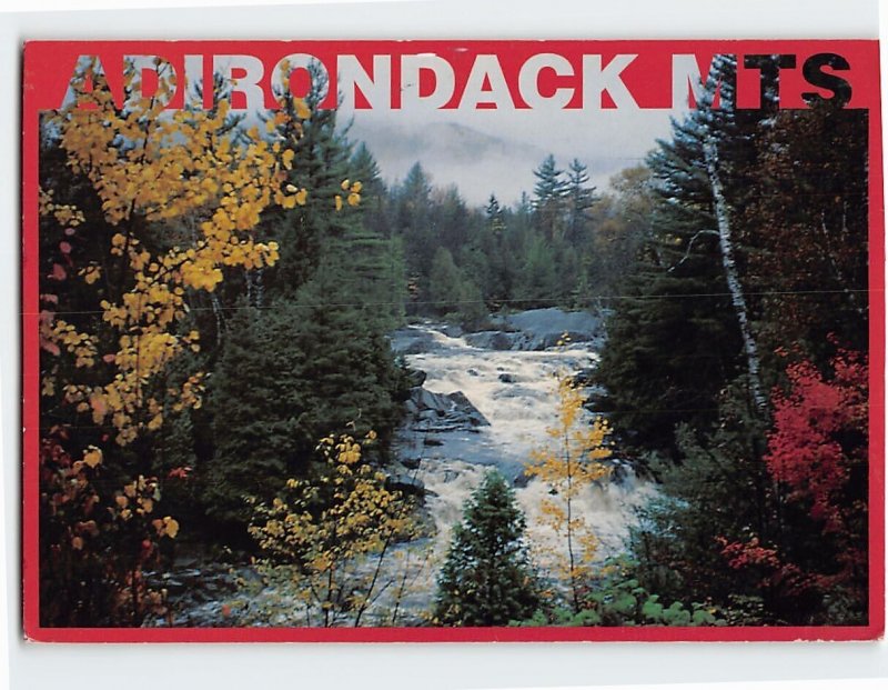 Postcard Adirondack Mountains, New York