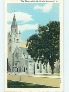 Linen CHURCH SCENE Concord New Hampshire NH hs7758