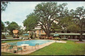 Georgia BRUNSWICK Quality Motel - Oak Park on U.S. 17 - pm1970 - Chrome