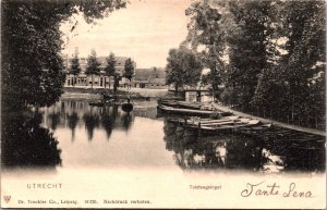 Netherlands Utrecht Tolsteegsingel Vintage Postcard 09.72