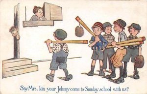  Base Ball Baseball Postcard