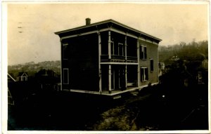 VT - South Fairlee. House on a Hill   *RPPC