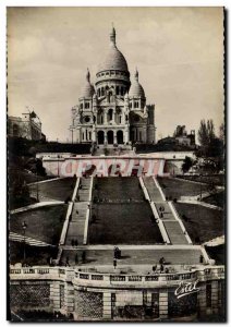 Postcard Modern Paris The Sacre Coeur Basilica in Montmartre