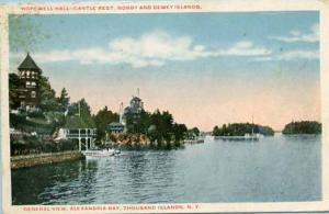 NY - Thousand Islands, Alexandria Bay. Hopewell Hall, Castle Rest.