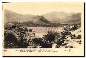 Postcard Old Moroccan Atlas Valley of Gounafa