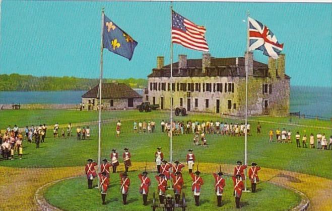 New York Youngstown The Historic Flags Old Fort Niagara