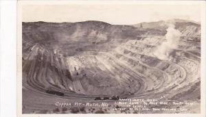 Nevada Ruth Copper Pit Mine Real Photo RPPC