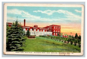 Vintage 1920's Postcard Waukesha Moor Mud Bath Company Waukesha Wisconsin