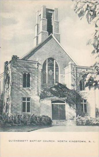 Rhode Island North Kingston Quidnessett Baptist Church Artvue
