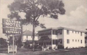 Florida Sarasota Glydes Motel