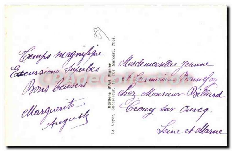 Postcard Old St Raphael Vue Generale