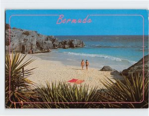 Postcard A South Shore Cove, Bermuda, British Overseas Territory