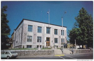 Exterior, Hotel De Ville, Coaticook, Quebec,  Canada, PU_1989