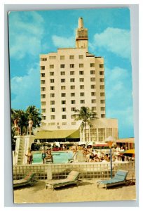 Vintage 1960's Advertising Postcard Ritz Plaza 17th Street Miami Beach Florida