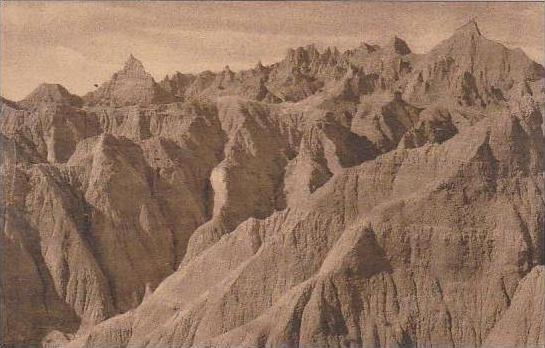 South Dakota Wall Southeast View Of The Pinnacles Badlands National Monument ...