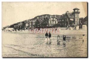 Old Postcard Houlgate The Beach and villas