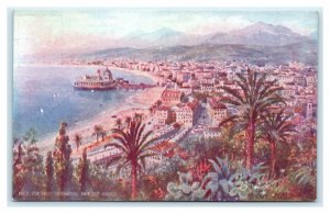 Tuck Oilette Nice France 'Vue Prise Du Chateau. Saie Des Anges' Postcard