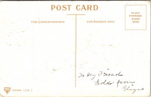 Postcard A JOYFUL EASTERTIDE, c1900's, Embossed, Unposted   EAS03