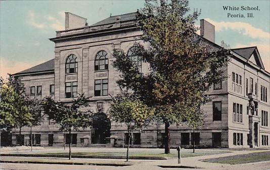 Illinois Peoria White School 1913