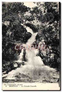 Old Postcard Mortain Great Cascade