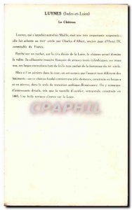 Old Postcard Luynes Le Chateau