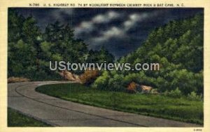 US Highway in Chimney Rock, North Carolina
