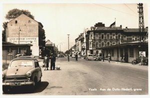 Netherlands Vaals Aan de Duits Nederlandse Grens Vintage RPPC 03.78