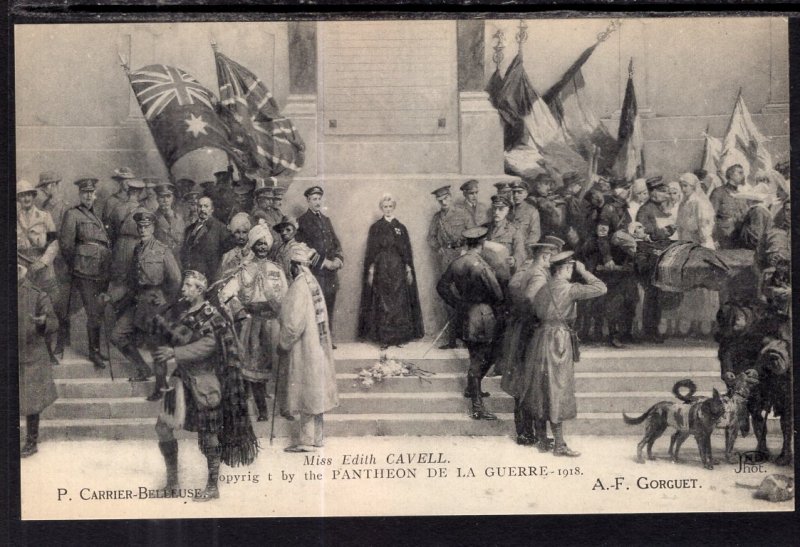 Miss Edith Cavell,Pantheon de la Guerre 1918,Paris,France