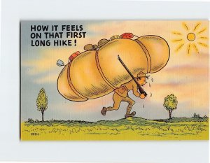 M-127262 How It Feels On That First Long Hike with Soldier Comic Art Print