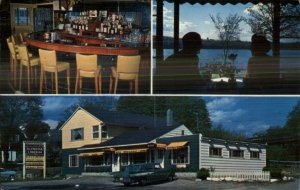 Carmel NY Gleneida Lakeside Restaurant & Bar Old Postcard