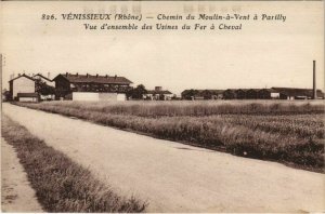 CPA VENISSIEUX Chemin du Moulin-a-Vent a Parilly, Usines (805998)