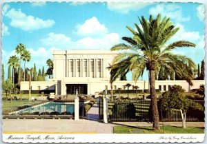 Postcard - The Mormon Temple - Mesa, Arizona