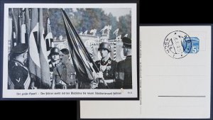 GERMANY THIRD 3rd REICH NSDAP ORIGINAL PROPAGANDA POSTCARD  NUREMBERG RALLY 1938