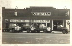 Crawfordsville IN Buick Pontiac GMC Truck Service & Dealership RM Horner RPPC