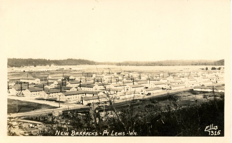 WI - Fort Lewis. New Barracks      *RPPC