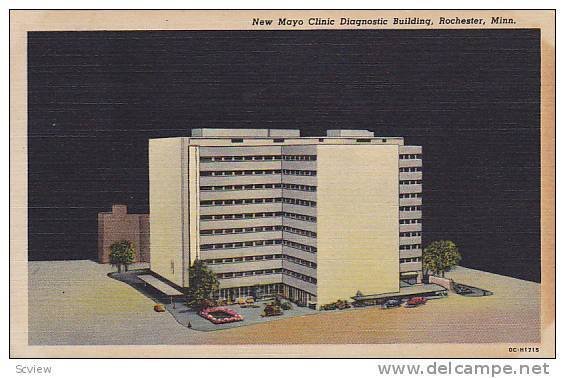 New Mayo Clinic Diagnostic Building, Rochester, Minnesota,  PU-30-40s