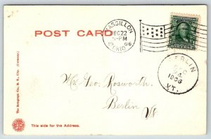 1906  Massillon  Ohio  East Main Street  Postcard