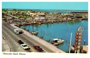 Postcard MOTEL SCENE Clearwater Florida FL AU6774