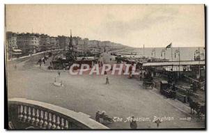 Old Postcard The Aquarium Brighton