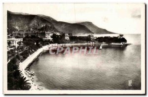 Old Postcard Beaulieu Sur Mer bay and the tip of the ant